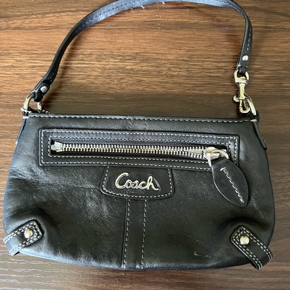 Coach Handbags - Small black leather purse